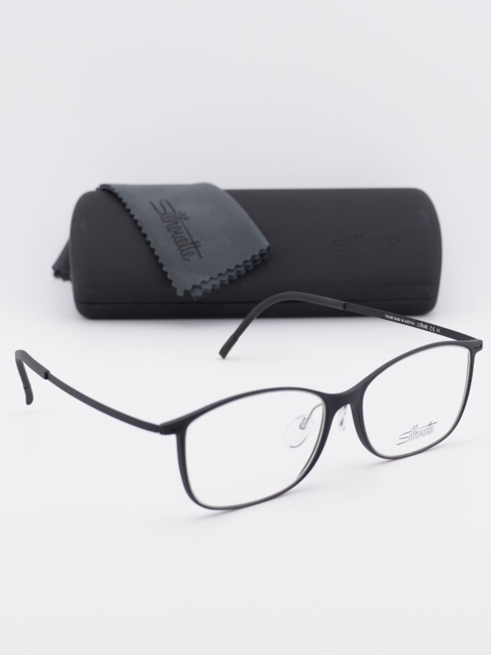 Silhouette URBAN LITE 1572/41 6054 Rectangle Eyeglasses 52mm - Black